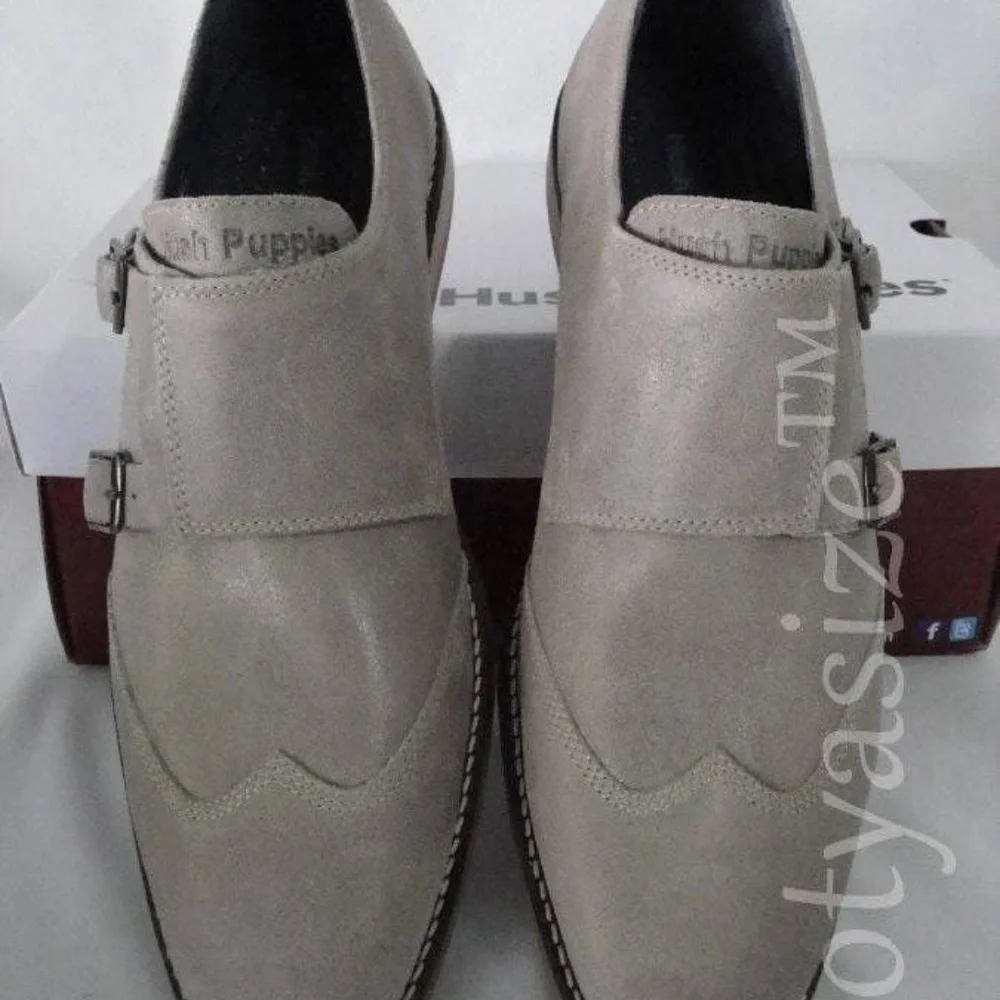HUSH PUPPIES STYLE MONK STRAP CASUAL OXFORD SZ‎ 10
